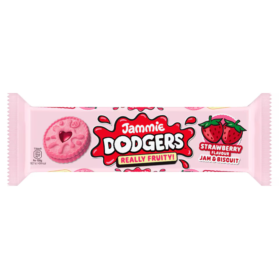 Jammie Dodgers Really Fruity! Strawberry 140g