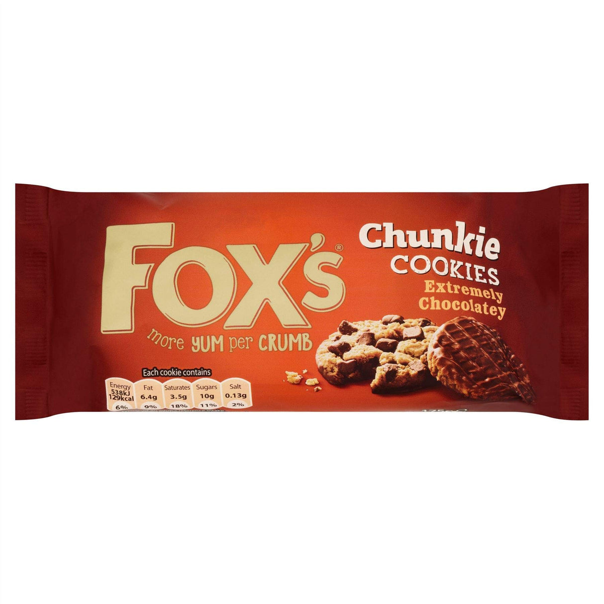 Foxs Extremely Chocolatey Choc Chunk 175g