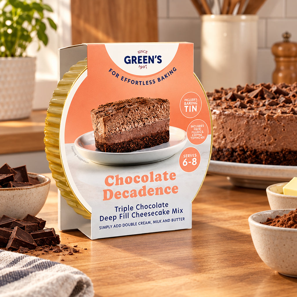 Green's Cheesecake Chocolate Decadence Baking Mix 218g