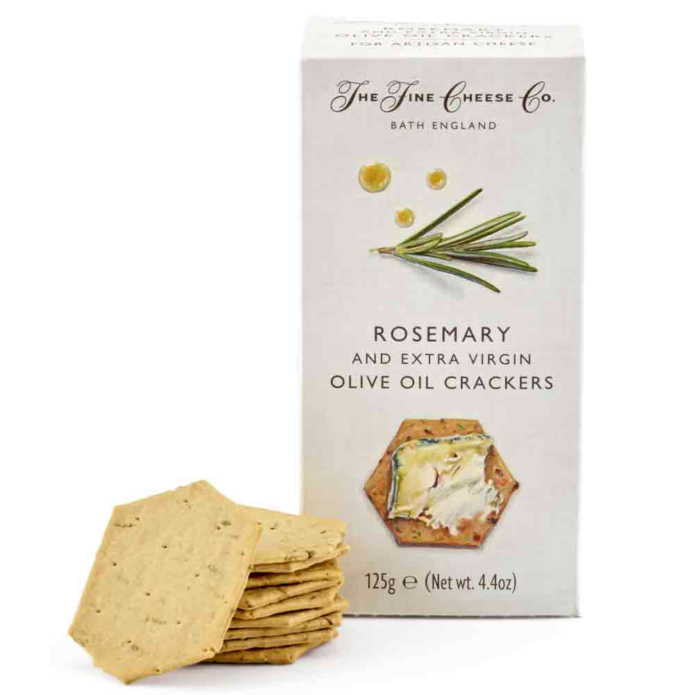 The Fine Cheese Co Rosemary & Extra Virgin Olive Oil Crackers 100g