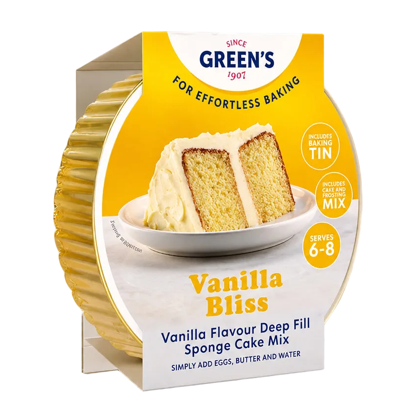 Green's Sponge Cake Vanilla Bliss Baking Mix 410g