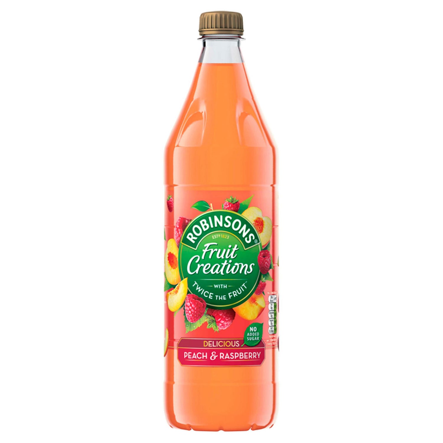 Robinsons Fruit Creations Peach & Raspberry 1L