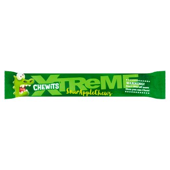 Chewits Xtreme Sour Apple Chews 34g