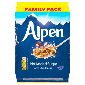Alpen Muesli No Added Sugar 1.1kg