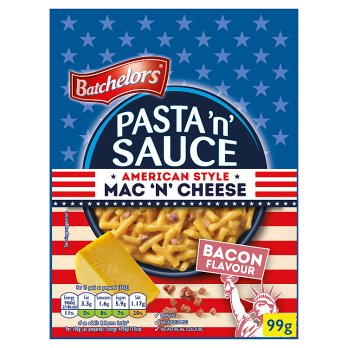 Batchelors Pasta 'n' Sauce American Style Mac 'n' Cheese Bacon Flavour 99g x 1 unit