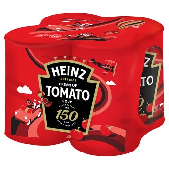 Heinz Cream of Tomato Soup 400g - 4 Pack