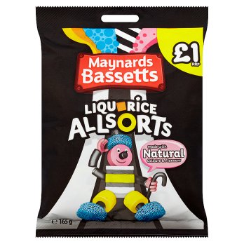 Maynards Bassetts Liquorice Allsorts 165g