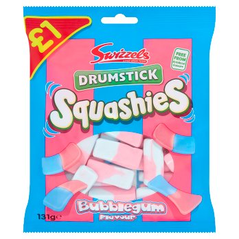 Swizzels Drumstick Squashies Bubblegum Flavour 131g