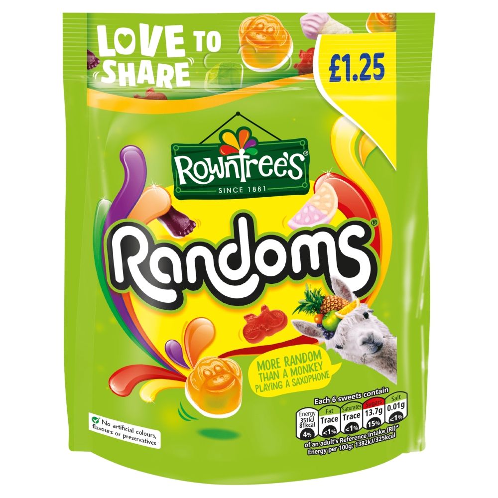 Rowntree's Randoms Sharing Bag 120g