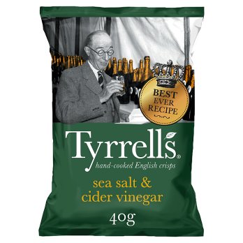 Tyrrell's Sea Salt & Cider Vinegar 40g