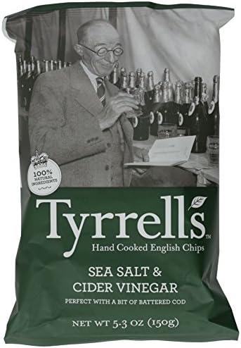 (BBE: 9/03/2024) Tyrrell's Sea Salt & Cider Vinegar 40g