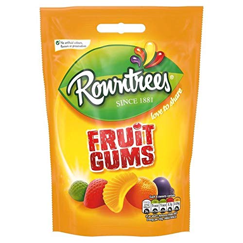 Rowntrees Fruit Gums Sharing Bag 150g x 1 unit