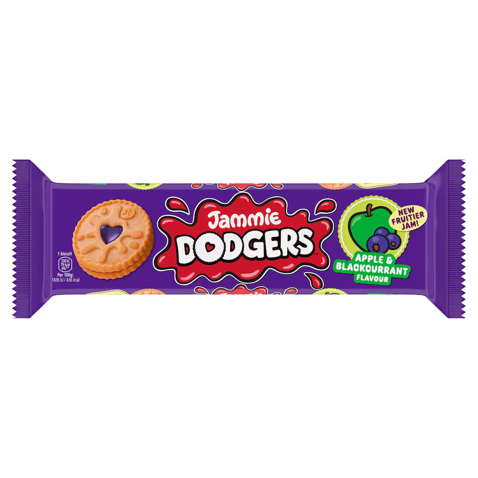Jammie Dodgers Apple & Blackcurrant 140g