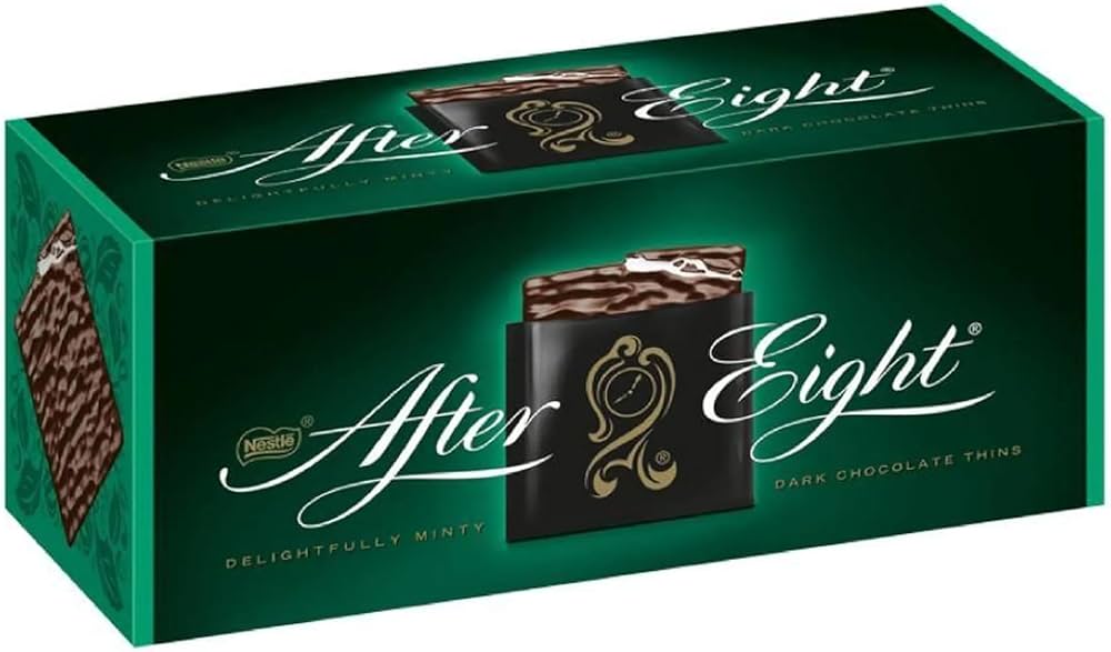 Nestle After Eight Dark Mint Chocolate Carton Box 300g