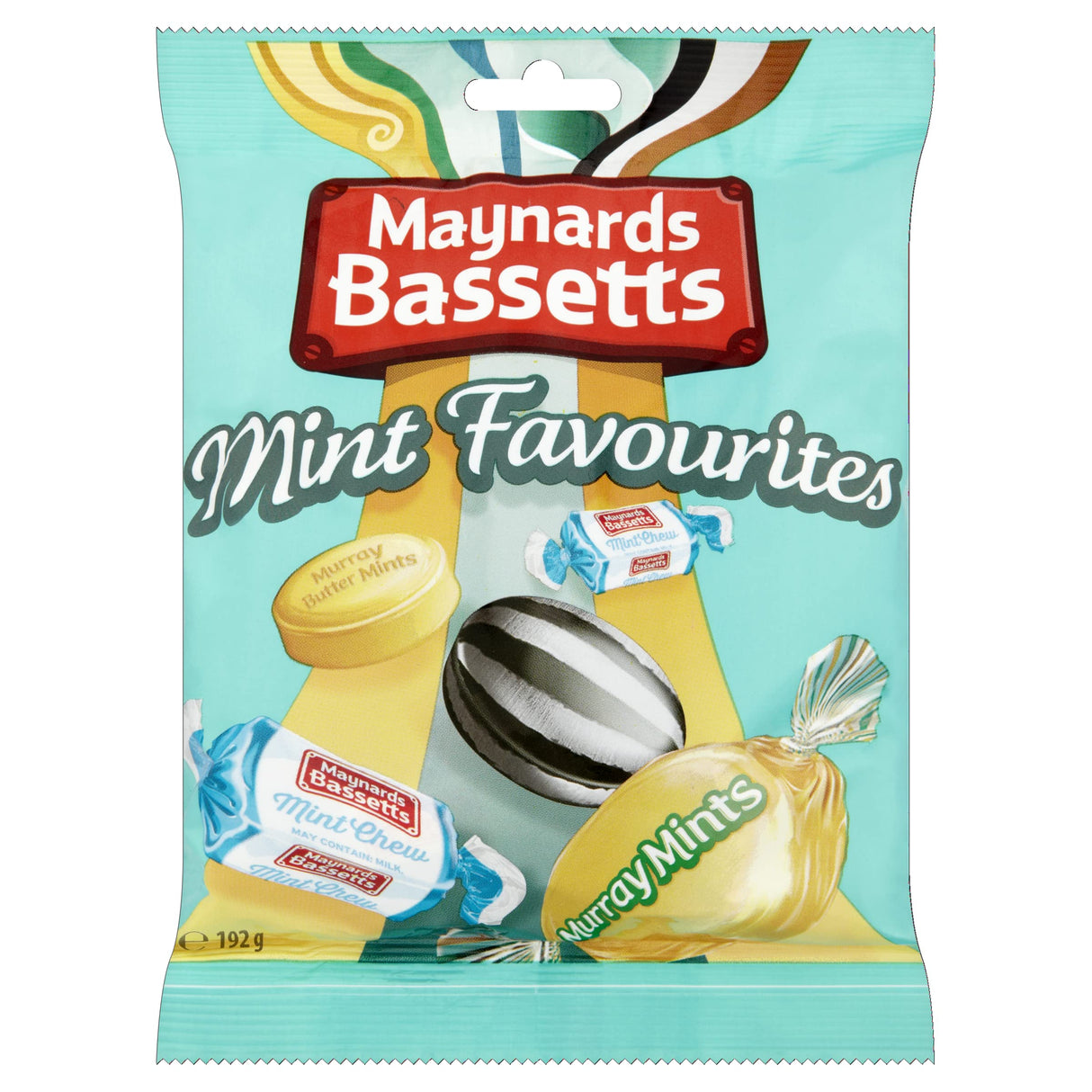Maynards Bassetts Mint Favourites Bag 192g x 1 unit