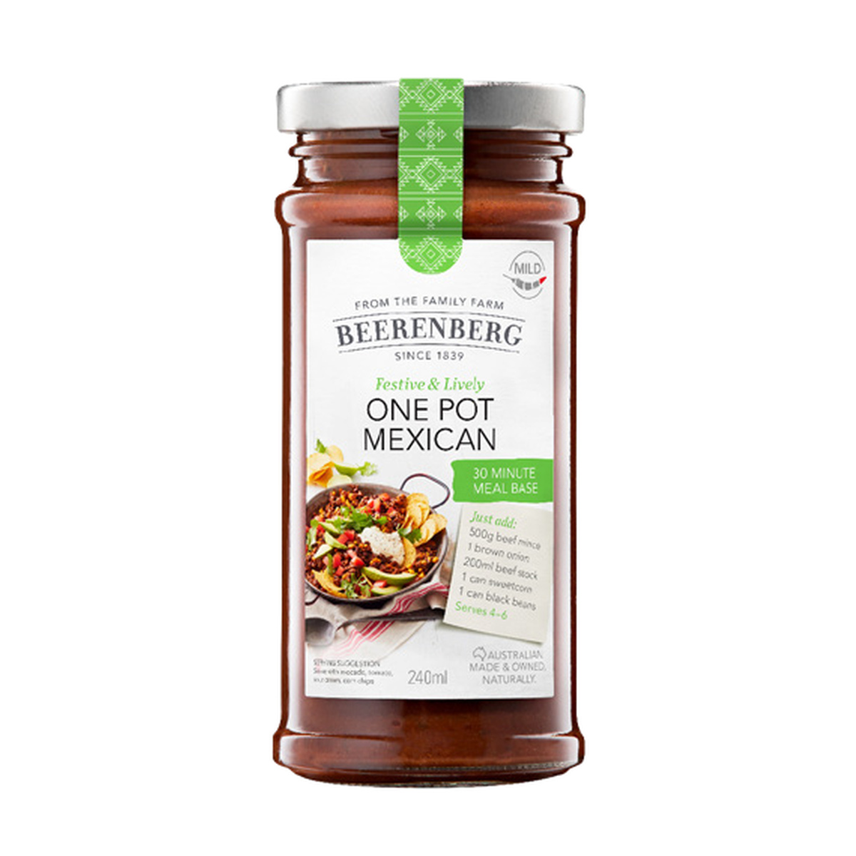 Beerenberg One Pot Mexican Meal Base 240ml