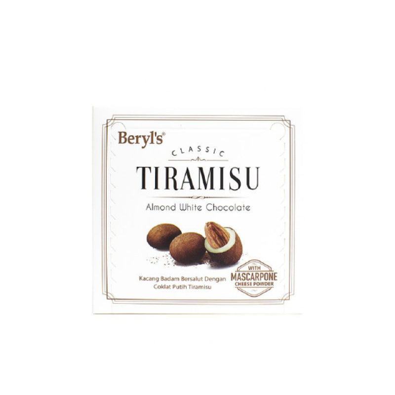 Beryl's Tiramisu Almond White Chocolate 65g