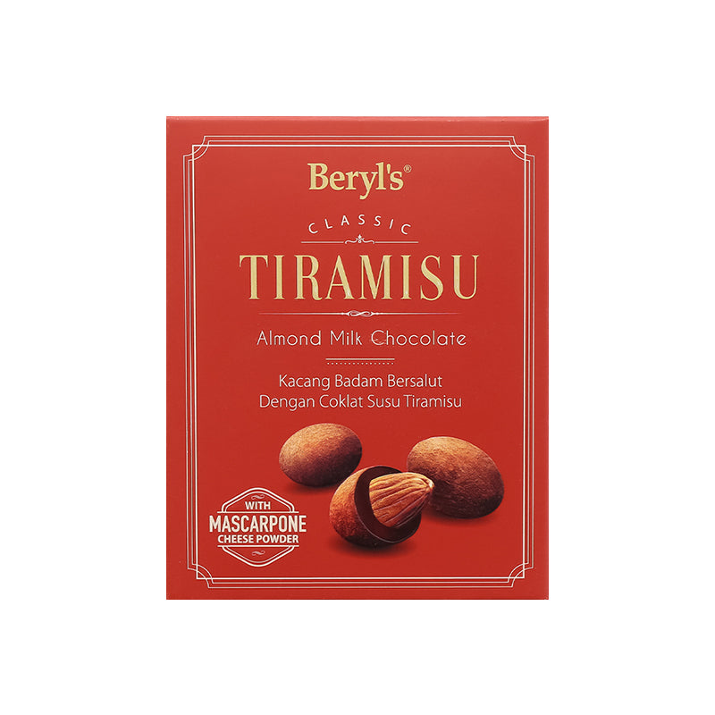 Beryl's Gourmet Tiramisu Almond Milk Chocolate 100g