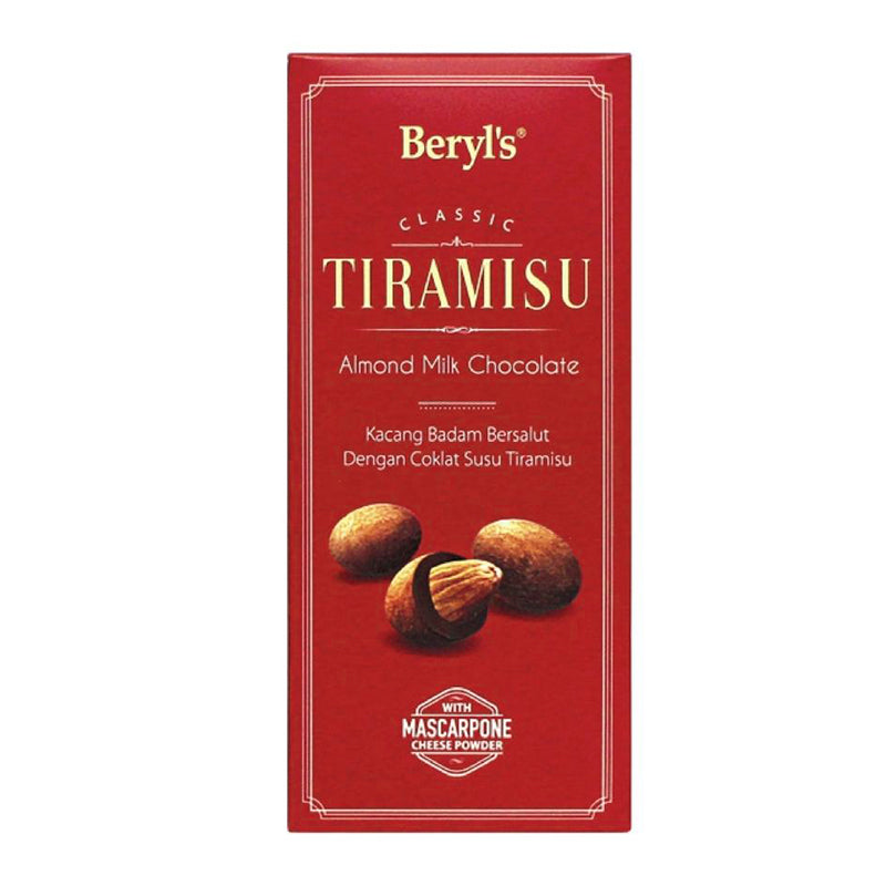 Beryl's Gourmet Tiramisu Almond Milk Chocolate 200g