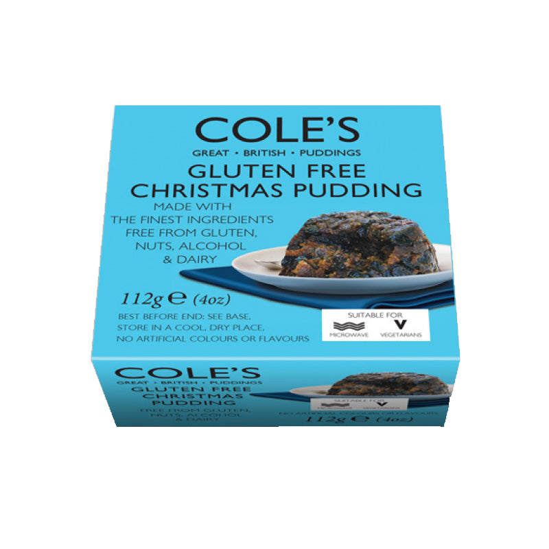 Cole's Gluten, Nut & Alcohol Free Christmas Pudding 112g