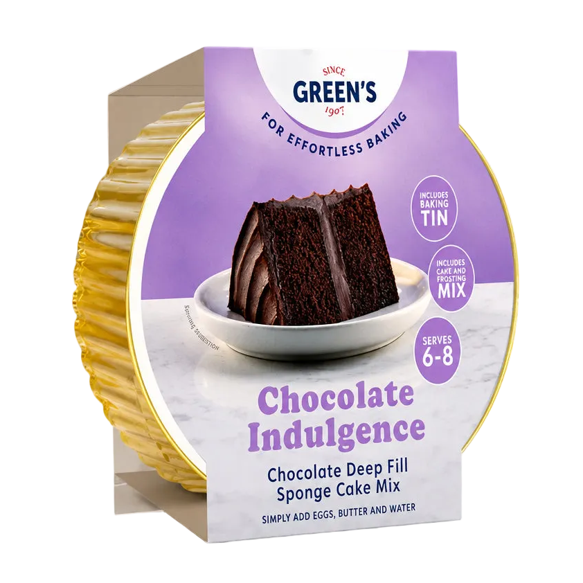 Green's Sponge Cake Chocolate Indulgence Baking Mix 410g