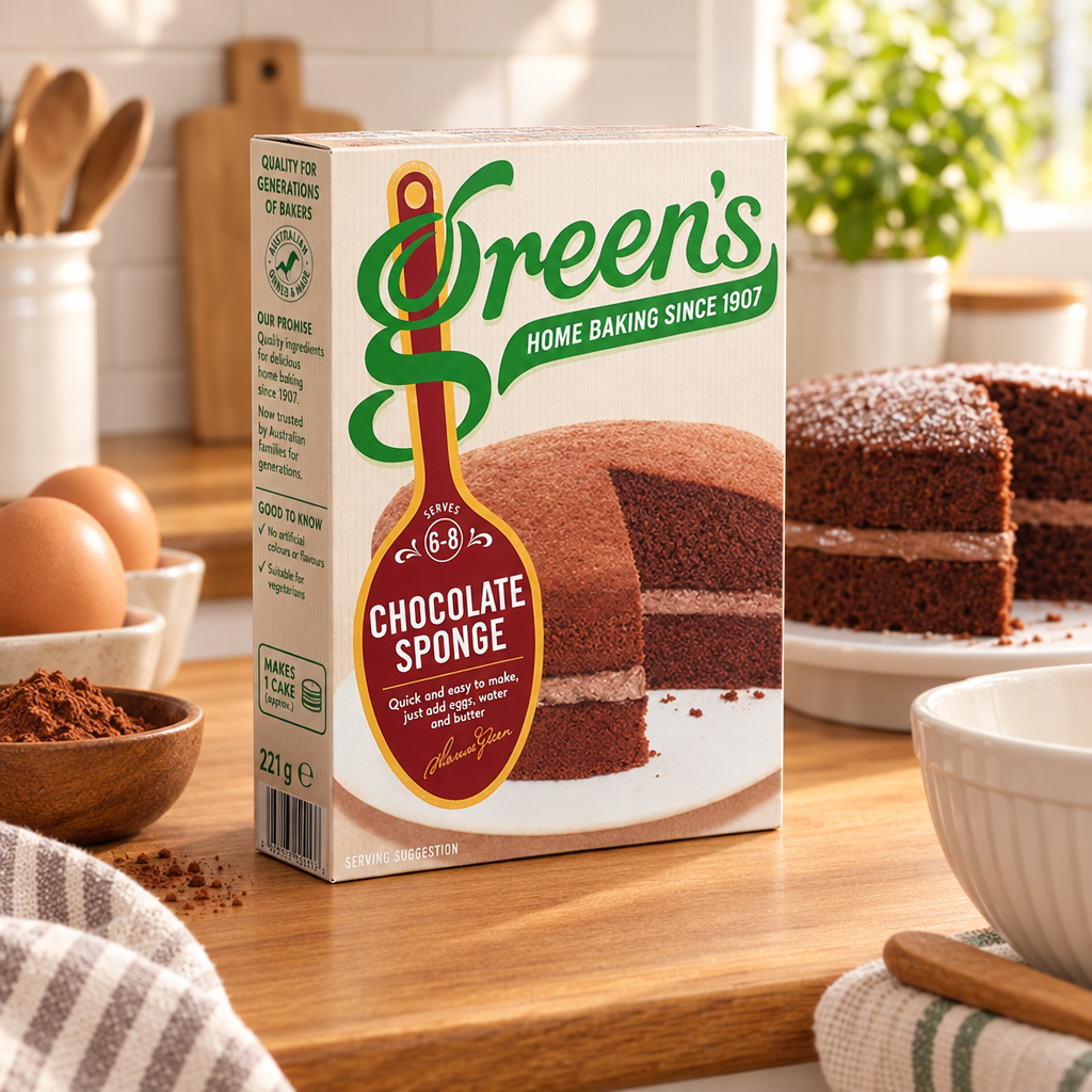 Green's Chocolate Sponge Baking Mix 221g