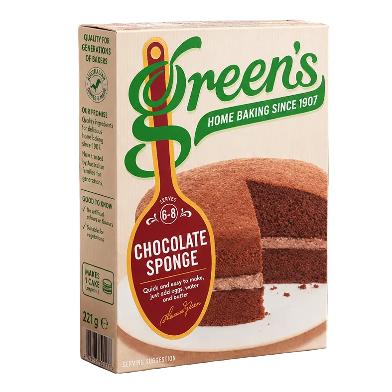 Green's Chocolate Sponge Baking Mix 221g