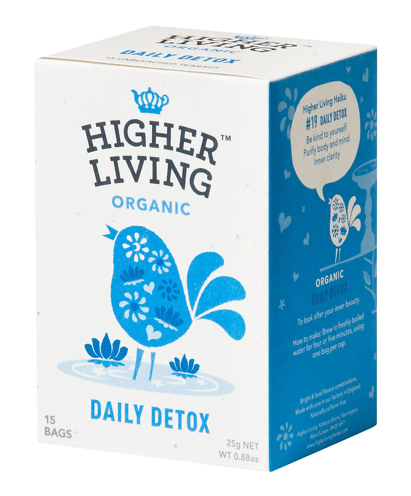 Higher Living Organic Daily Detox - 15 Tea Bags