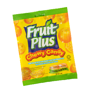 Fruit Plus Chewy Candy Orange 150g