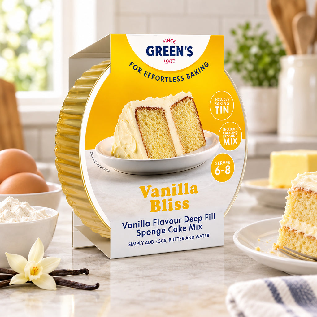 Green's Sponge Cake Vanilla Bliss Baking Mix 410g