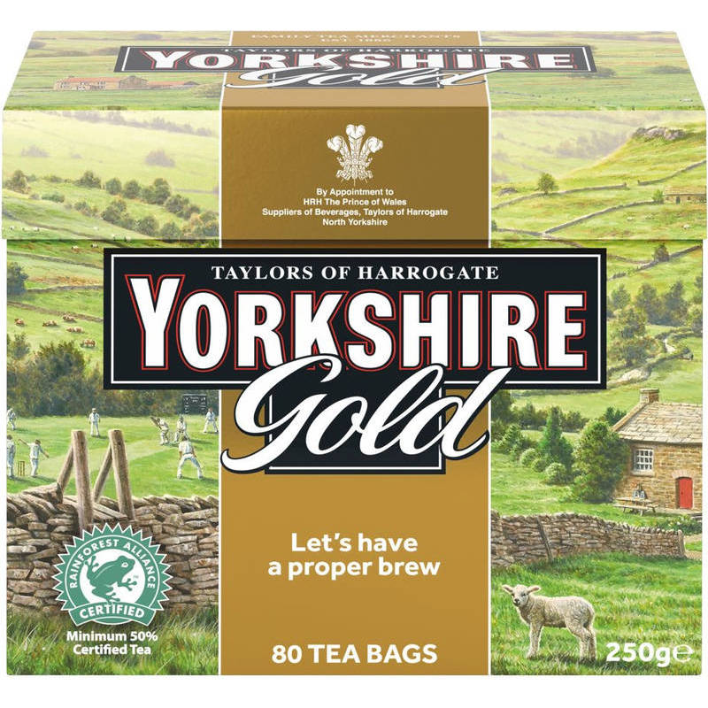 Taylor's of Harrogate Yorkshire Gold Teabags - 80 Pack