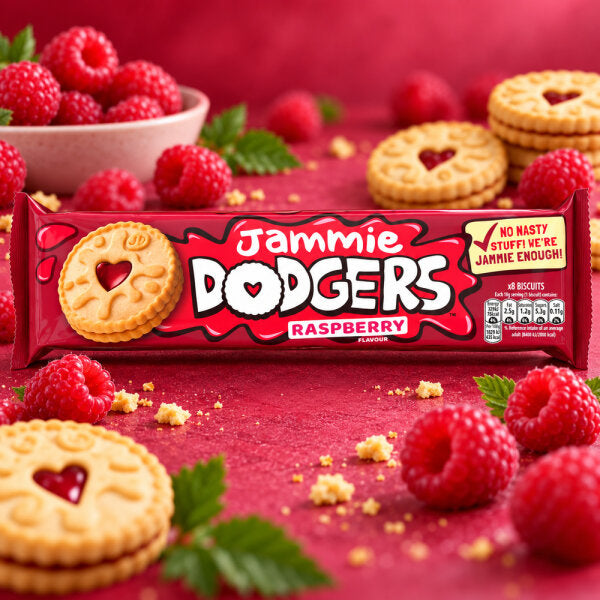 Jammie Dodgers Raspberry 140g - 18 Pack