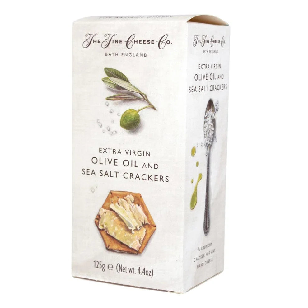 The Fine Cheese Co Extra Virgin Olive Oil & Sea Salt Crackers 100g