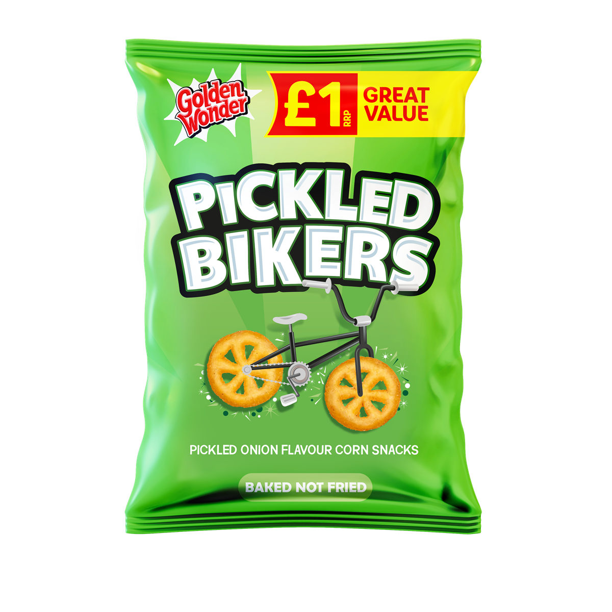 (BBE: 18/05//2024) Golden Wonder Bikers Pickled Onion 50g