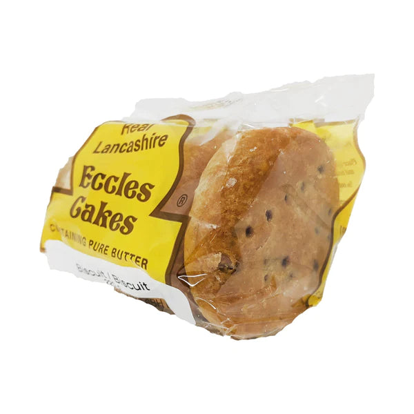 Real Lancashire Eccles Cakes ( 4 Pack ) 150g