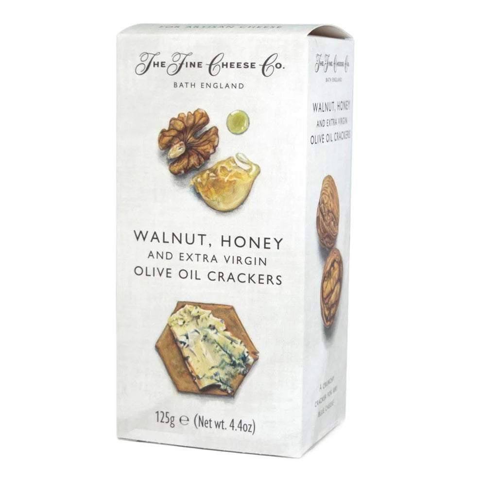 The Fine Cheese Co Walnut, Honey & Extra Virgin Olive Oil Crackers 100g