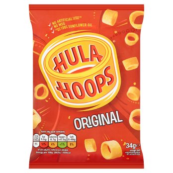Hula Hoops Original Potato Rings 34g