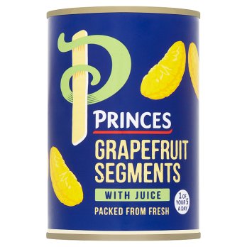 Princes Grapefruit Segments with Juice 411g x 1 unit